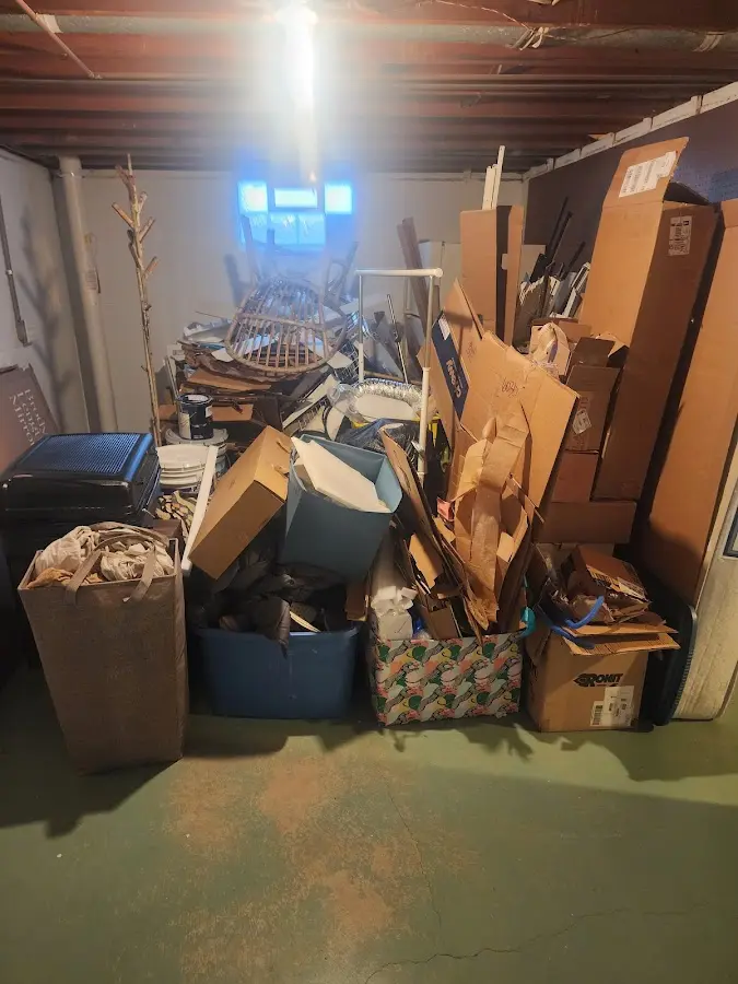 Roll-off dumpster container at job site for 20 Yard Dumpster Rental in Deming